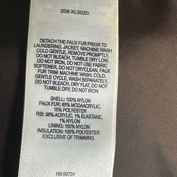 Columbia Sportswear XCO Puffer Style Long Brown Coat Size Medium - Picture 11 of 12